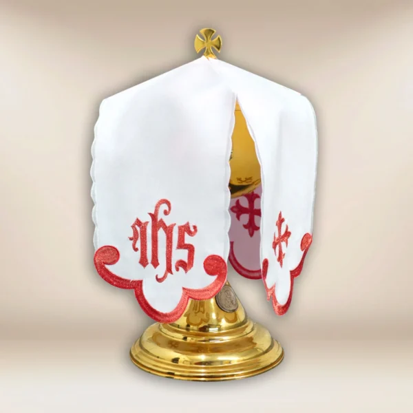 Cathedral Red Ciborium Veil