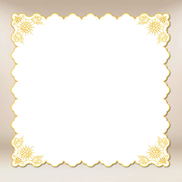 Embroidered napkin "Cristiano" gold 110X110