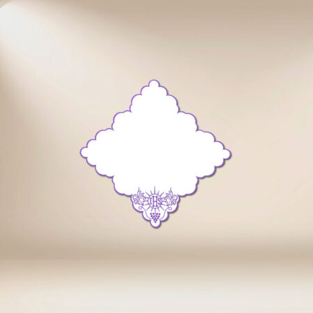 Embroidered Napkin "Cristiano" Purple 32X32