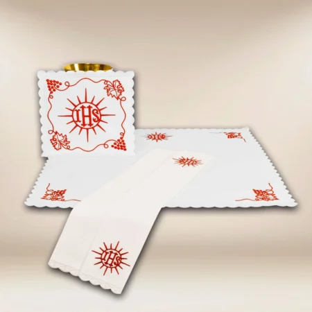 "Cristiano" Chalice Linen, red