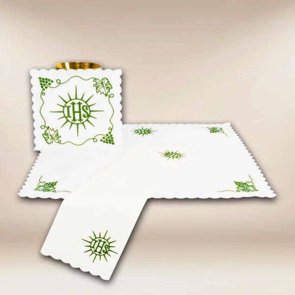 "Cristiano" Chalice Linen Green