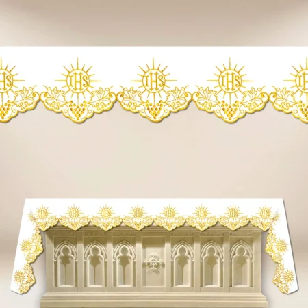 Embroidered tablecloth "Cristiano" gold - any size