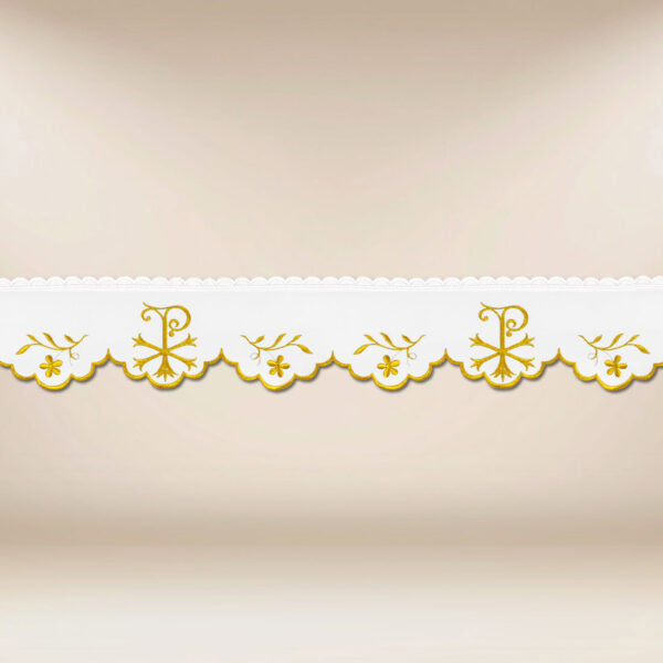 Embroidered lace "Gold series no. 1"