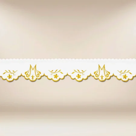 Embroidered lace "Gold series No. 3"