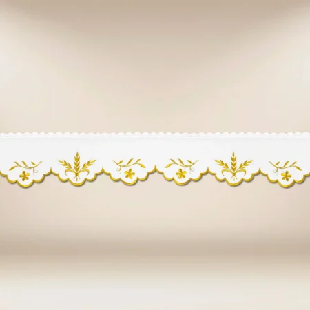 Embroidered altar lace
