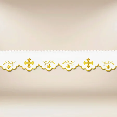 Embroidered lace "Gold series no. 5"