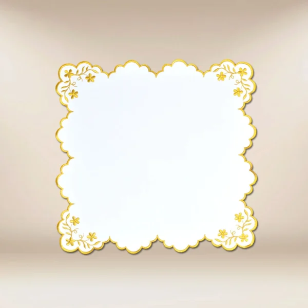 Embroidered napkin "Gold series" 45x45