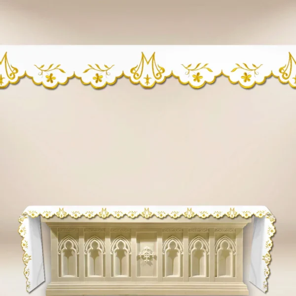 Embroidered Tablecloth "Gold Series No. 3" - any size