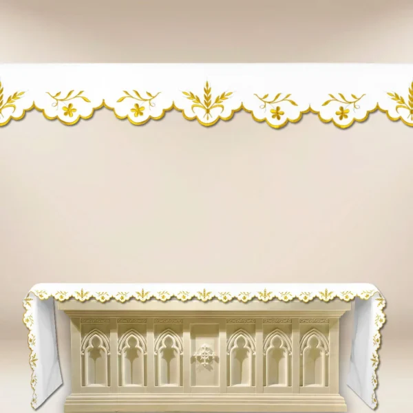 Embroidered Tablecloth "Gold Series No. 4" - any size