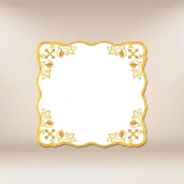 Embroidered napkin "Gold series - Cross" 45x45