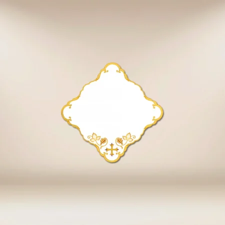 Embroidered napkin "Gold series - Cross" 32x32