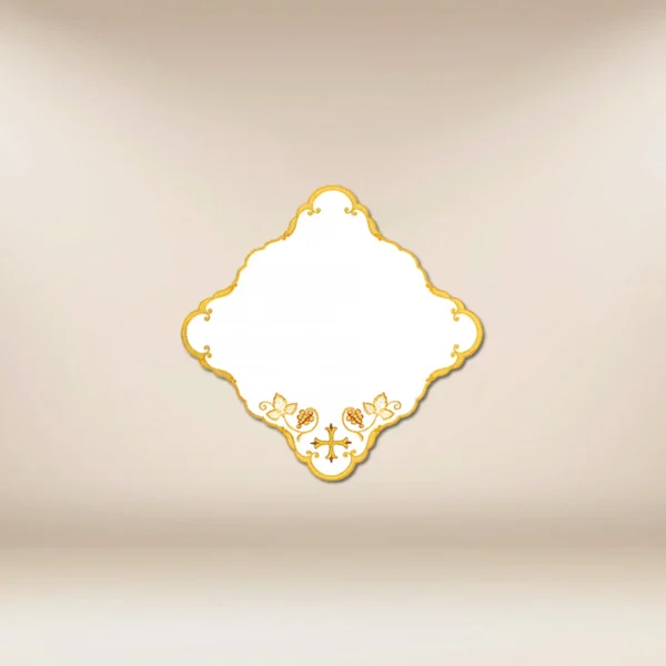 Embroidered napkin "Gold series - Cross" 32x32