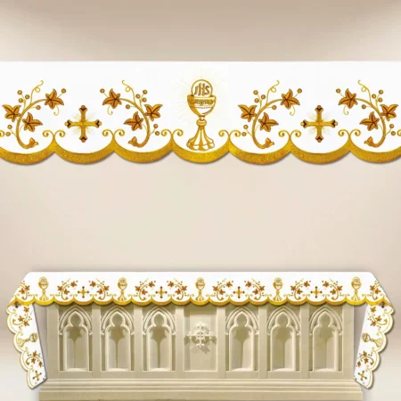 Embroidered Tablecloth "Gold Series - Chalice" - any size