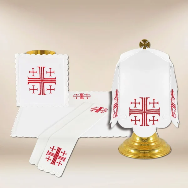 "Jerusalem Crosses" set, red