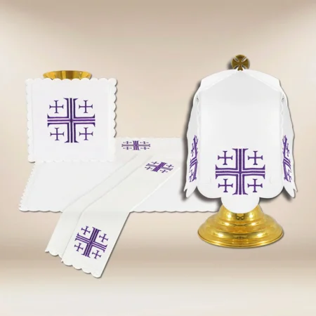 "Jerusalem Crosses" Set, Purple