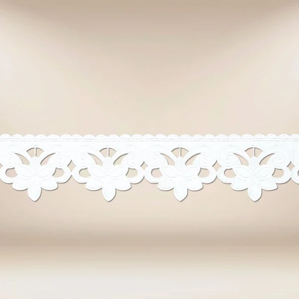 Embroidered lace "White Lily"