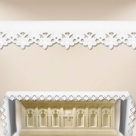 Embroidered tablecloth "White Lily" - any size