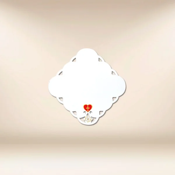 Embroidered napkin "Heart of Jesus" 32x32