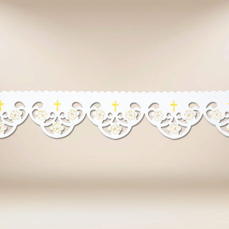 Embroidered Lace "Heart of Jesus"