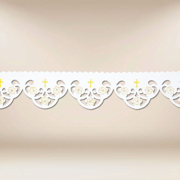 Embroidered Lace "Heart of Jesus"