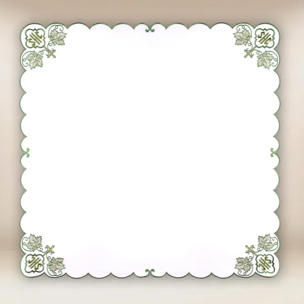 Embroidered Napkin "Ihs Green" 95X95