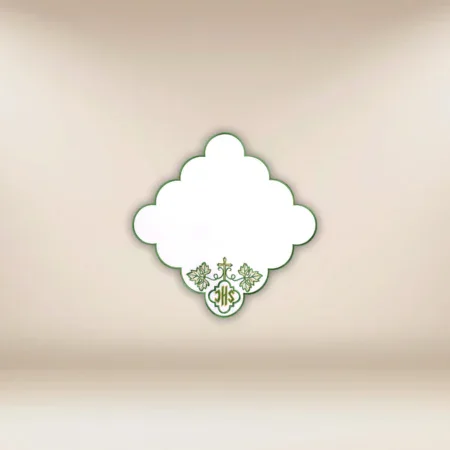 Embroidered napkin "IHS Green" 32x32