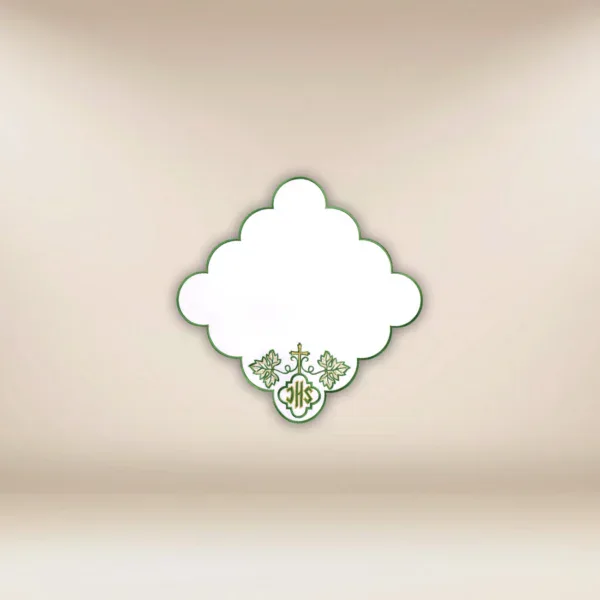 Embroidered napkin "IHS Green" 32x32