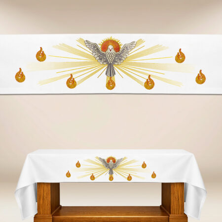 Tablecloth with embroidery on the front "Holy Spirit"