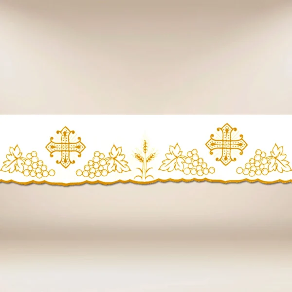 Embroidered lace "Calvario" Gold