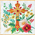 Embroidered Pall with Cross