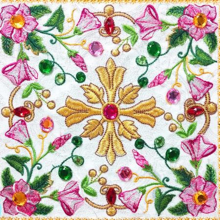 Embroidered Pall with Cross