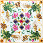 Embroidered Pall with Cross