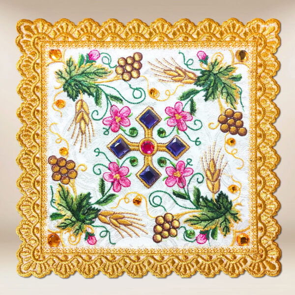 Embroidered Pall with Cross