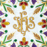 Embroidered IHS Pall