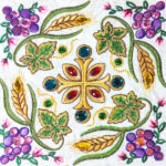 Embroidered Pall Cross
