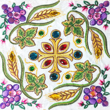 Embroidered Pall Cross