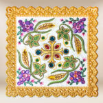 Embroidered Pall Cross