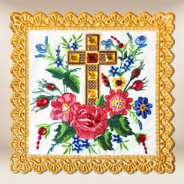 Embroidered Pall Cross