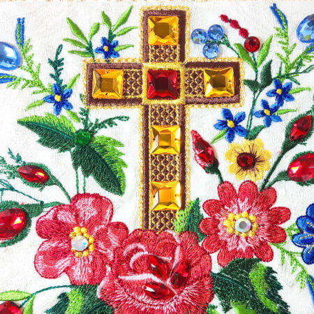 Embroidered Pall Cross