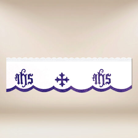 Embroidered Lace "Cathedral" Purple