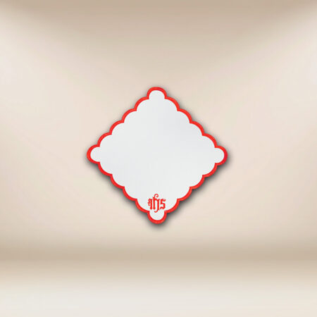 Embroidered Napkin "Cathedral" Red 32×32