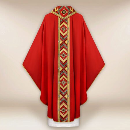 Ornat haftowany “Moderno Carisma” czerwony