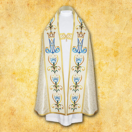 Embroidered Marian Chasuble