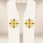 Stuła haftowana “Deo”