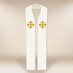 Stuła haftowana “Deo”