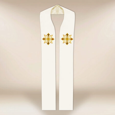 Stuła haftowana “Deo”