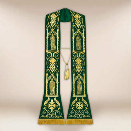 Stuła haftowana “4 Ewangelistów” plusz