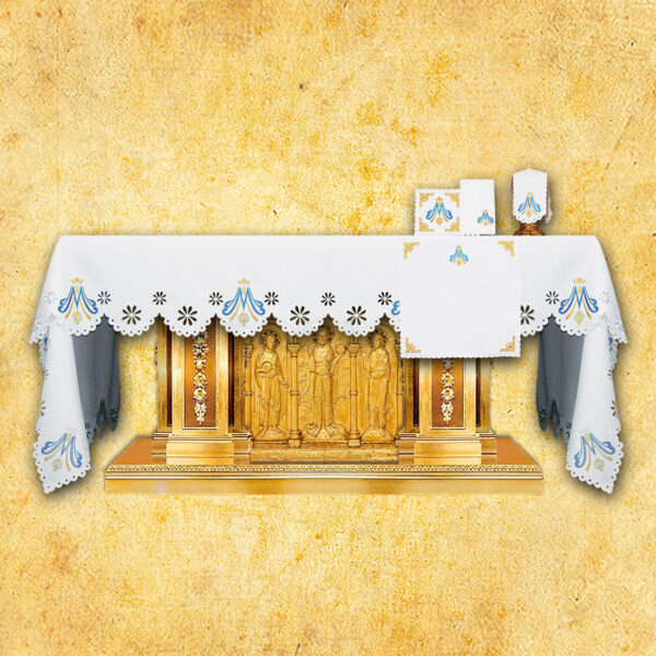 Embroidered Marian Altar Cloth – embroidered on three sides 390x115cm