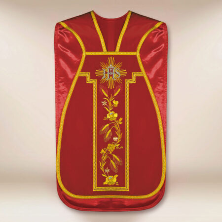 Embroidered Roman chasuble "Dominium"