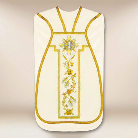 Embroidered Roman chasuble "Dominium"
